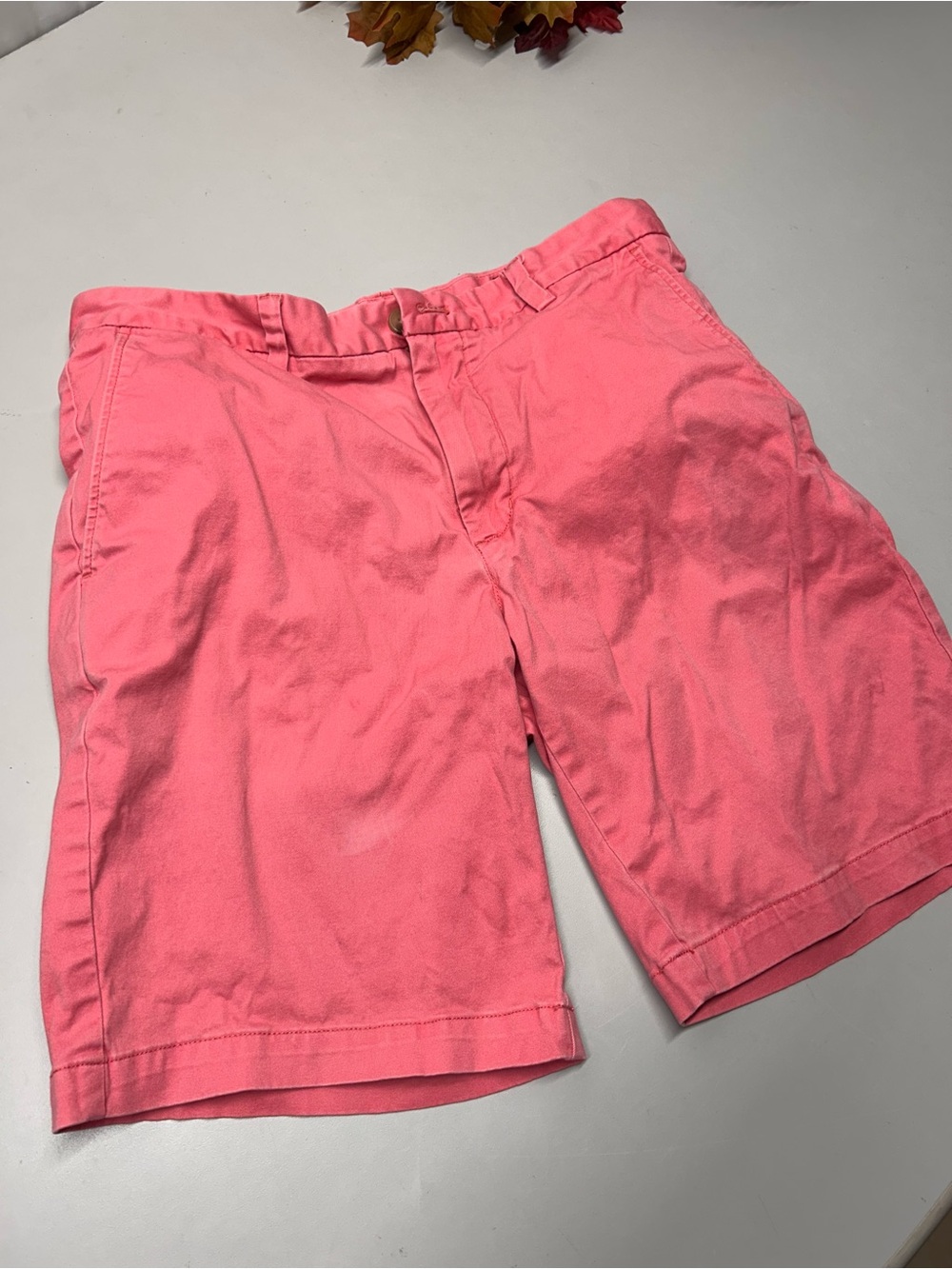 Vineyard Vines Men's Coral Pink Flat Front Shorts